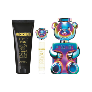 Coffret Moschino Toy 2 Pearl Eau de Parfum + Body Lotion + Travel Size Imagem principal do produto
