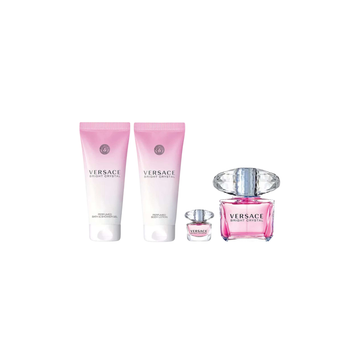 Coffret Versace Bright Crystal Eau de Toilette + Shower Gel + Body Lotion + Miniatura Imagem principal do produto