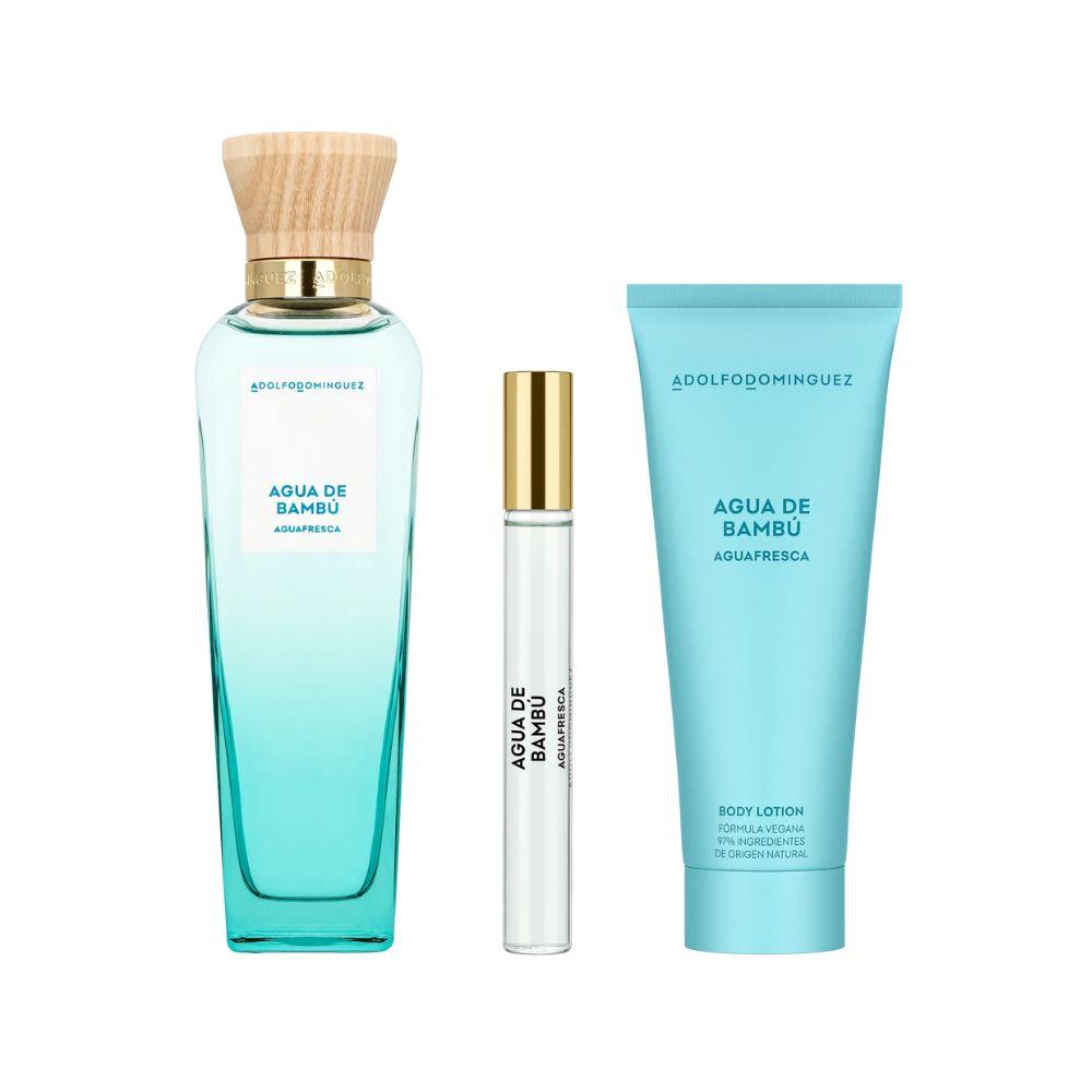 Adolfo Dominguez Kit Agua de Bambu Eau de Toilette Feminino + Body Lotion + Travel Size