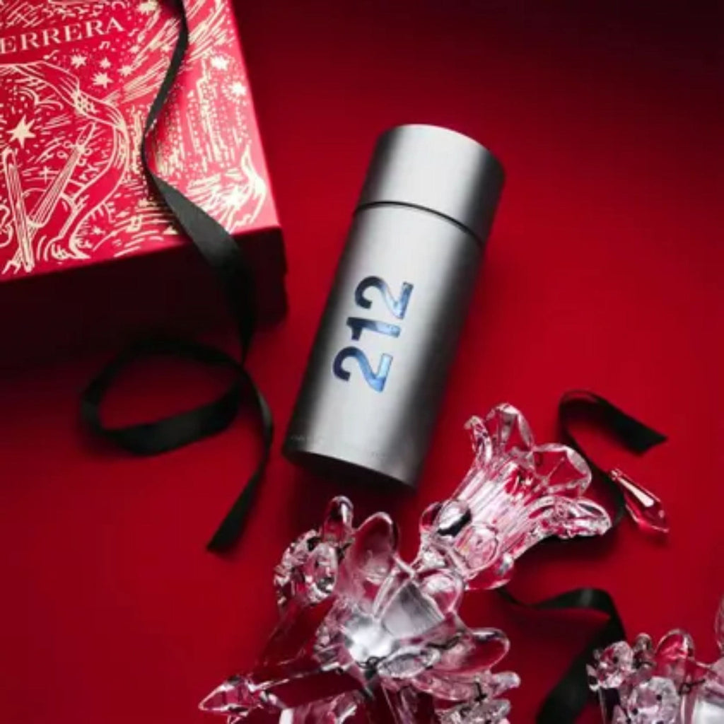 Kit Coffret Carolina Herrera 212 Men Eau de Toilette + Gel de Banho+ Miniatura Kit Masculino