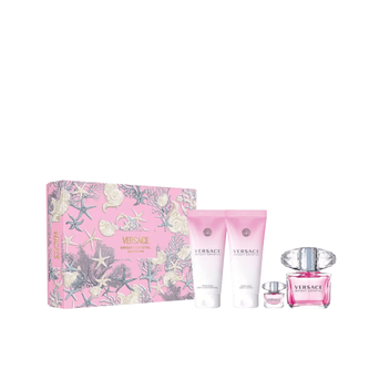 Coffret Versace Bright Crystal Eau de Toilette + Shower Gel + Body Lotion + Miniatura Imagem secundária do produto