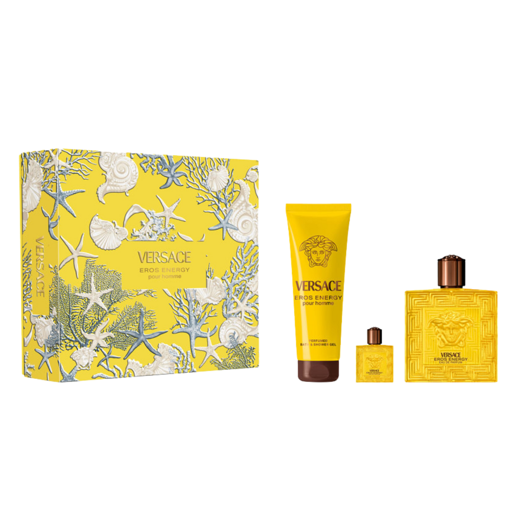 Coffret Versace Eros Energy Eau de Parfum + Shower Gel + Mini EDP