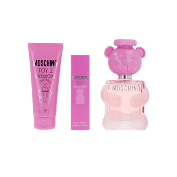 Coffret Moschino Toy 2 Bubble Gum Eau de Toilette + Body Lotion + Travel Size Imagem principal do produto