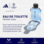 Kit Coffret Adidas Uefa Goal Perfume Eau de Toilette + Deo Spray