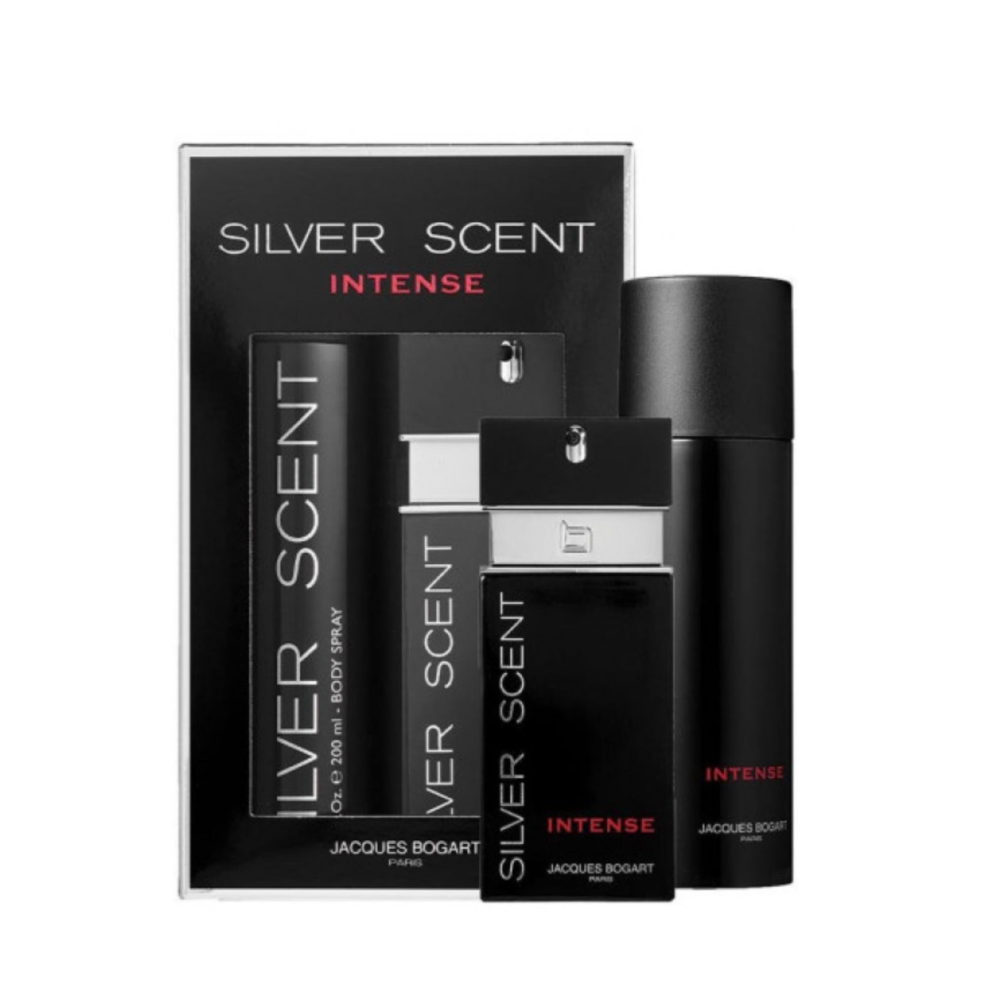 Kit Coffret Jacques Bogart Silver Scent Intense + Desodorante Eau de Toilette