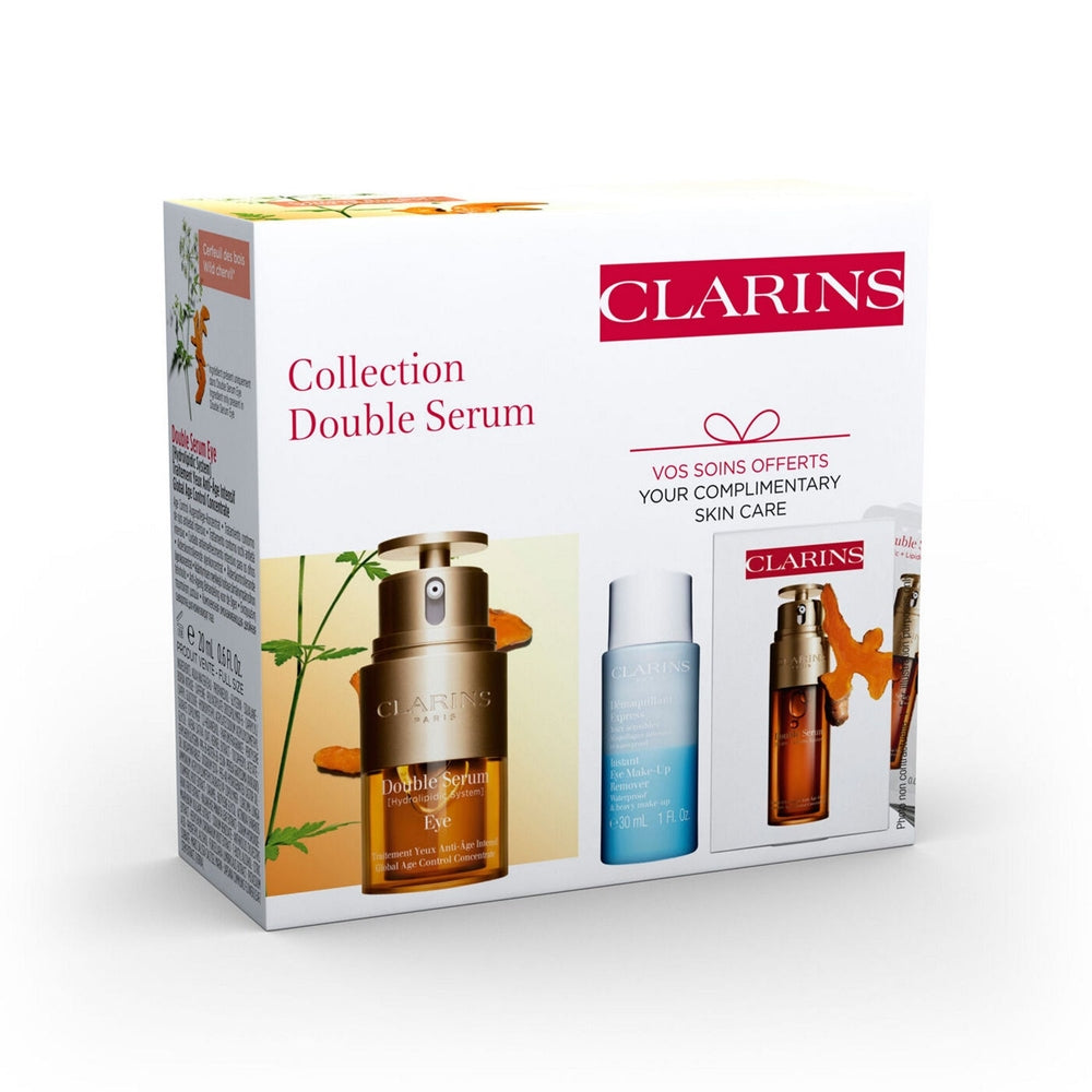 Clarins Kit Double Serum Eye+Instant Eye Makeup Remover