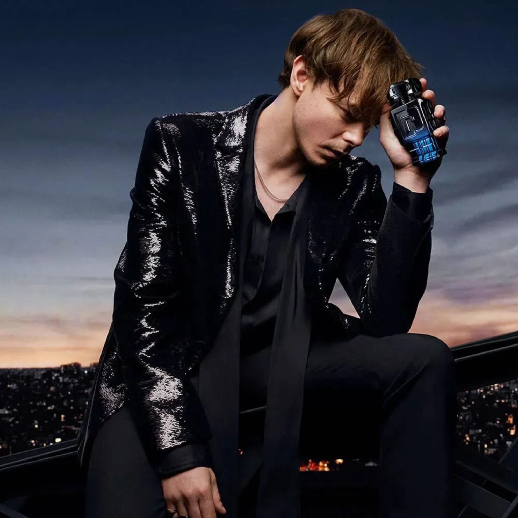 Kit Coffret Rabanne Phantom Masculino Intense Eau de Parfum 100ml + Deodorant 150ml + Tavel 10ml