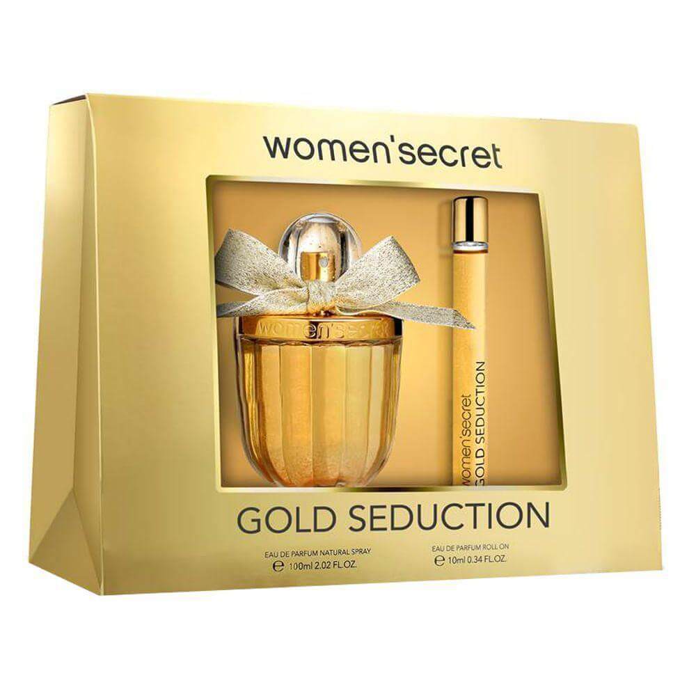 Women Secret Kit Gold Seduction+ Roll On Eau De Parfum Feminino