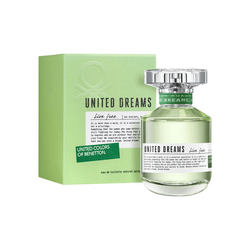 Benetton United Dreams Live Free Eau de Toilette Feminino