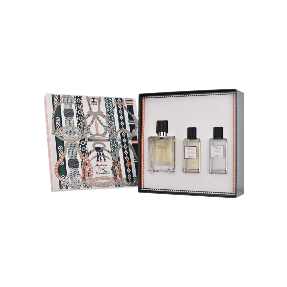 Hermès Kit Terre D'Hermès Eau de Toilette Masculino + Shower Gel + After Shave