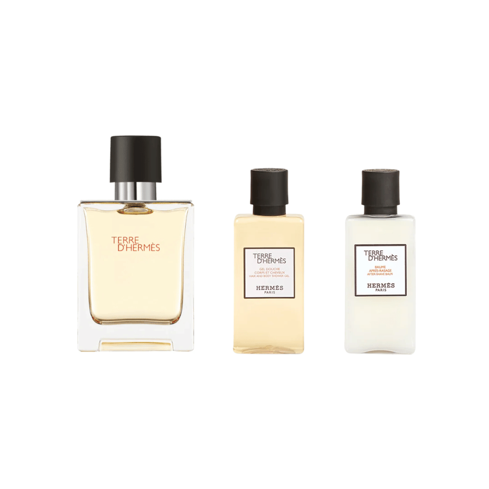 Hermès Kit Terre D'Hermès Eau de Toilette Masculino + Shower Gel + After Shave