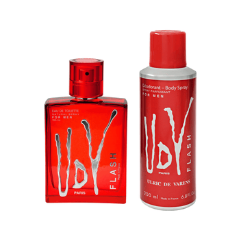 Ulric De Varens Kit UDV Flash Eau de Toilette Masculino + Desodorante Imagem principal do produto