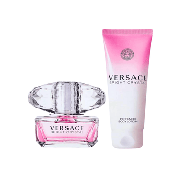 Versace Kit Bright Crystal Eau de Toilette Feminino + Body Lotion Imagem principal do produto