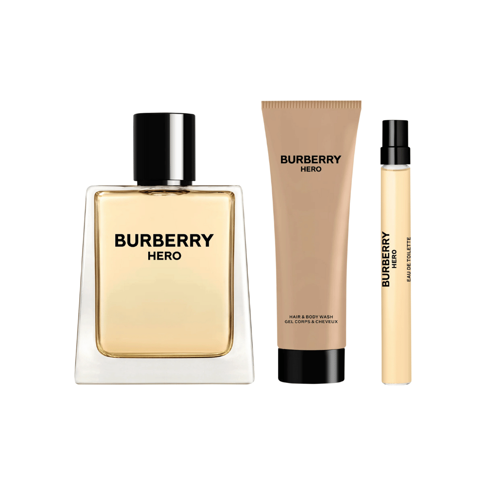 Burberry Kit Hero Eau de Toilette Masculino + Travel Size + Shower Gel