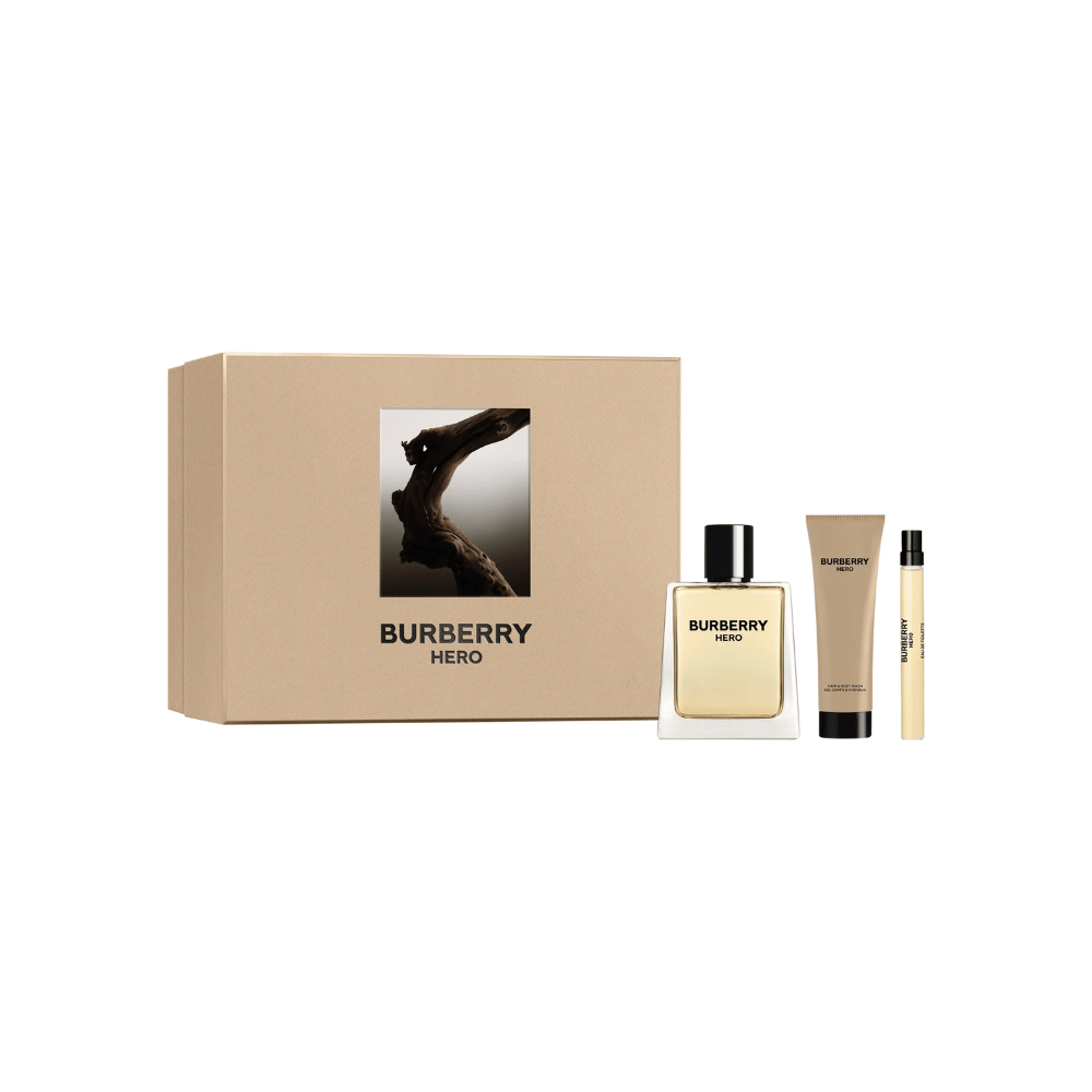 Burberry Kit Hero Eau de Toilette Masculino + Travel Size + Shower Gel