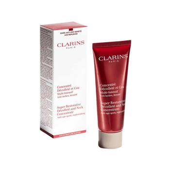 Clarins Creme Anti-idade para Pescoço e Colo Super Restorative Concentrate Imagem secundária do produto