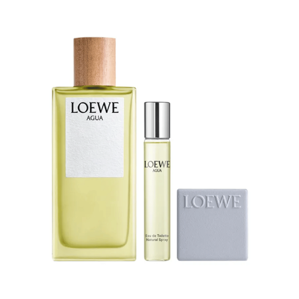 Loewe Kit Agua Eau de Toilette + Travel Size + Cerâmica Azul Unissex