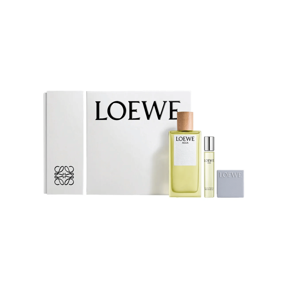 Loewe Kit Agua Eau de Toilette + Travel Size + Cerâmica Azul Unissex