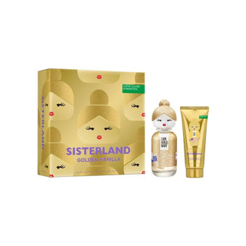 Benetton Kit Sisterland Golden Vanilla Eau de Parfum Feminino + Body Lotion Imagem secundária do produto
