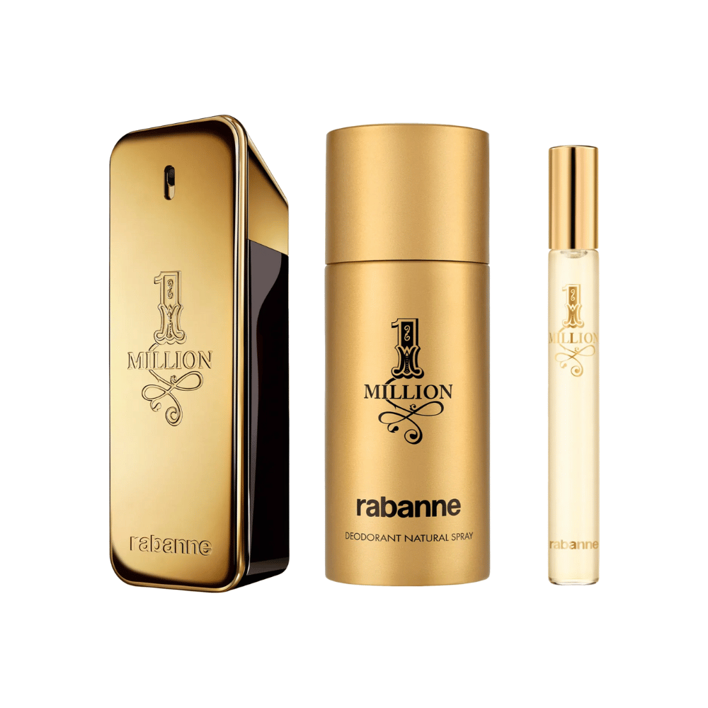 Paco Rabanne Kit One Million Eau de Toilette + Desodorante + Travel Size Masculino