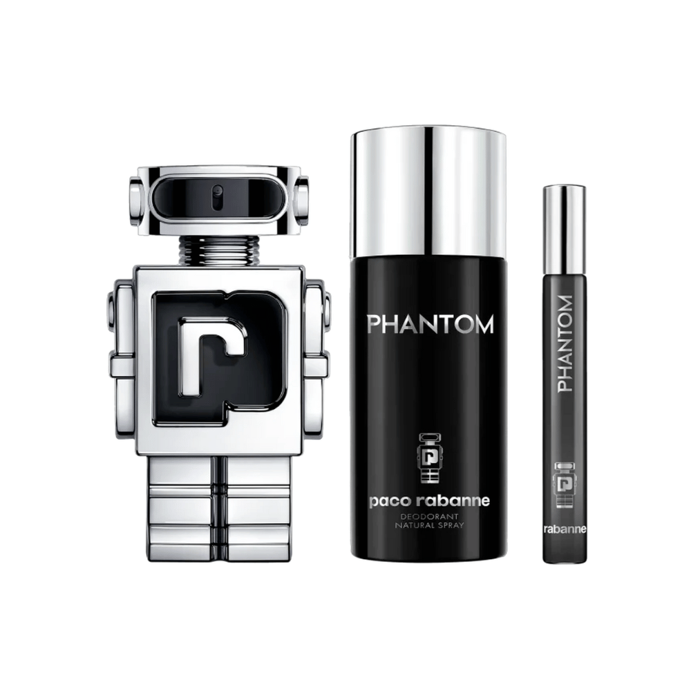 Paco Rabanne Kit Phantom Eau de Toilette Masculino + Desodorante + Travel Size