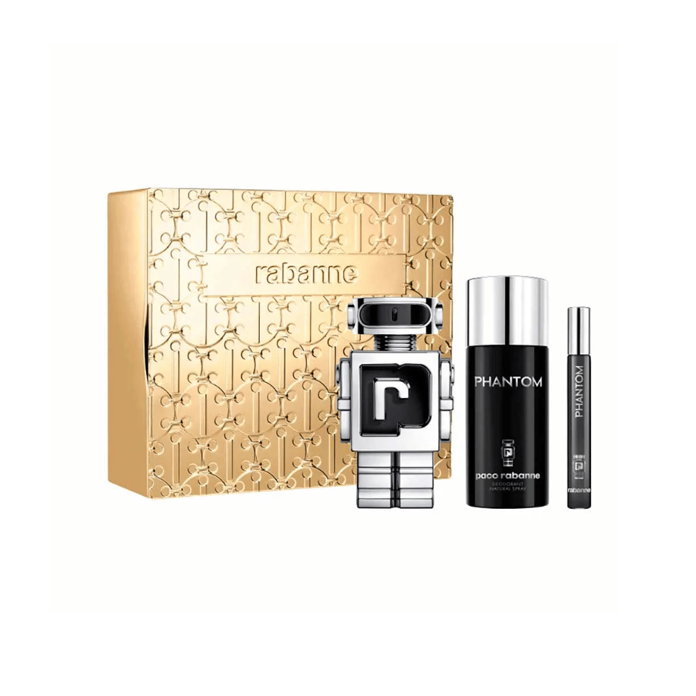 Paco Rabanne Kit Phantom Eau de Toilette Masculino + Desodorante + Travel Size