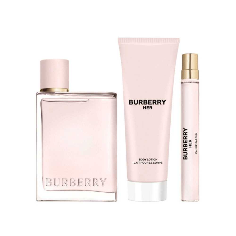 Burberry Kit Her Eau de Parfum Feminino + Body Lotion + Travel Size