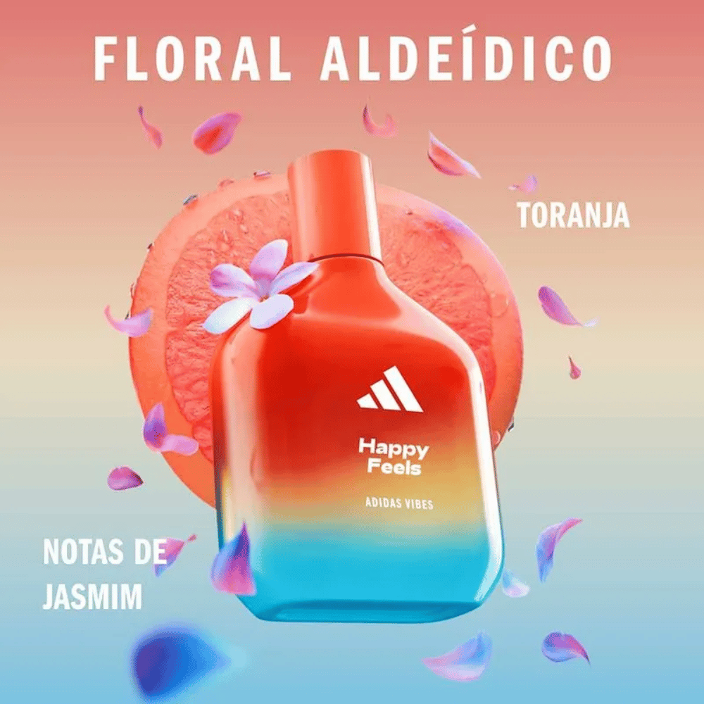 Adidas Vibes Happy Feels Eau de Parfum Unissex