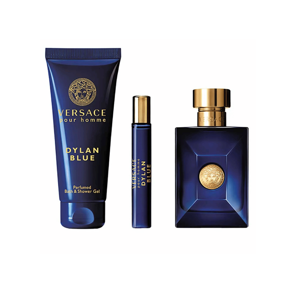 Versace Dylan Blue Kit Eau de Toilette Masculino + Gel de Banho + Miniatura