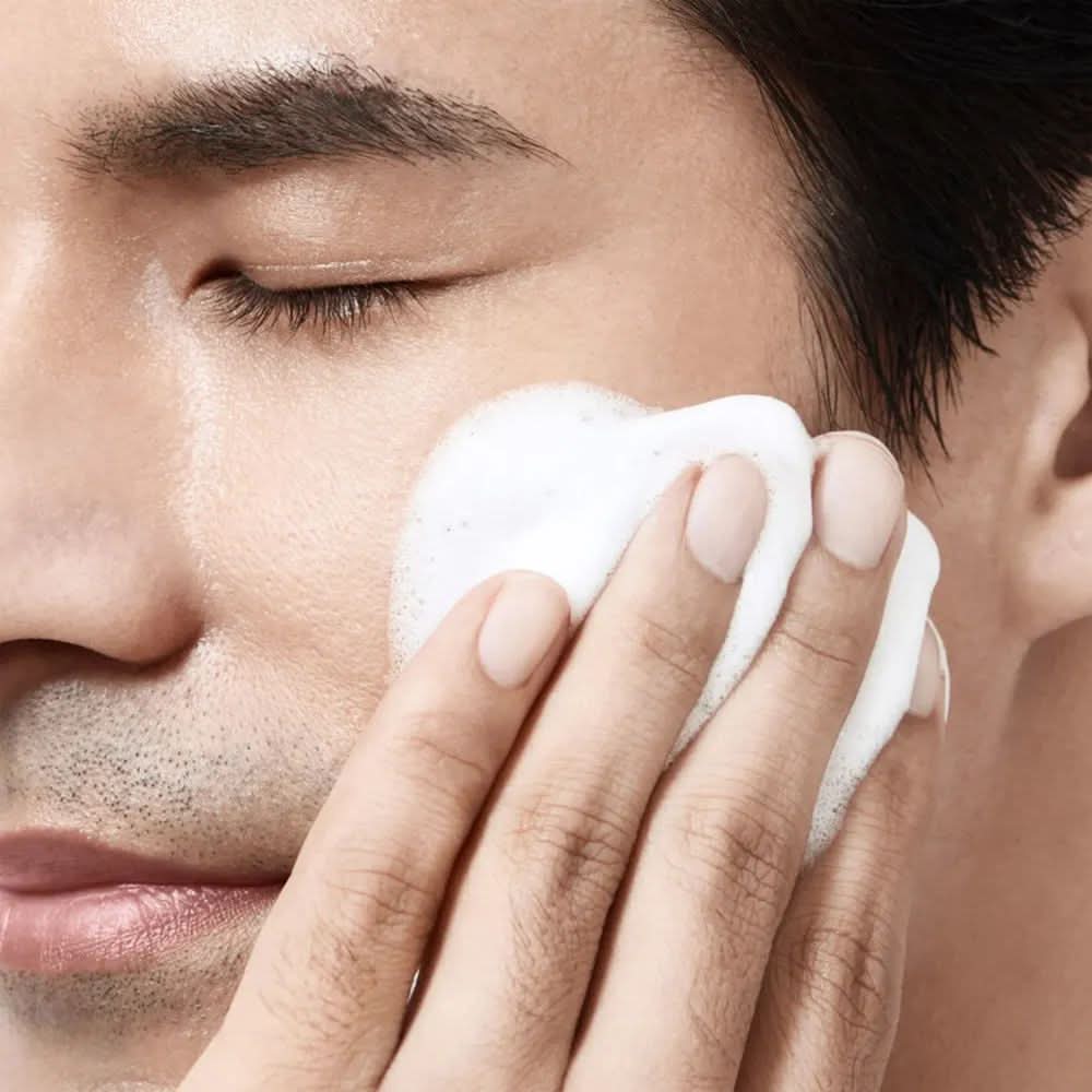 Shiseido Men Face Cleanser - Espuma De Limpeza e Creme para Barbear