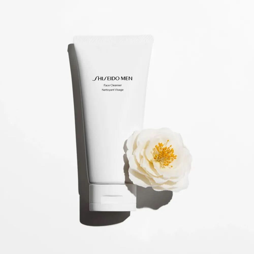 Shiseido Men Face Cleanser - Espuma De Limpeza e Creme para Barbear