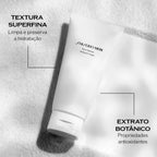 Shiseido Men Face Cleanser - Espuma De Limpeza e Creme para Barbear