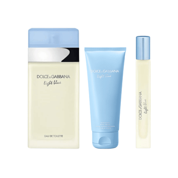 Dolce & Gabbana Kit Light Blue Eau de Toilette Feminino + Body Cream + Travel Size Imagem principal do produto