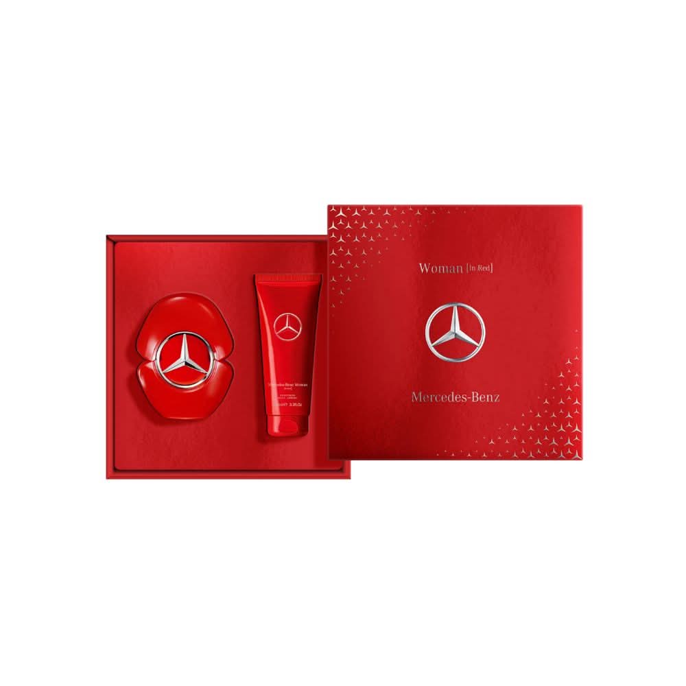 Mercedes Benz Kit Woman in Red Eau de Parfum Feminino + Body Lotion