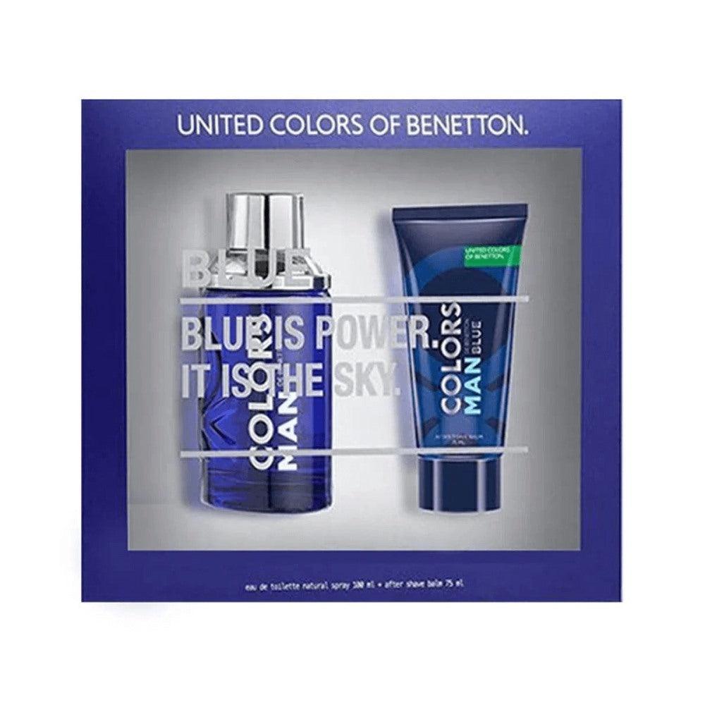 Benetton Kit Colors Blue+After Shave Eau De Toilette Masculino