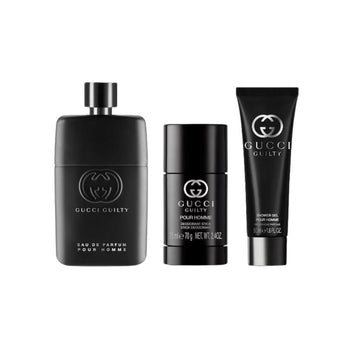 Gucci Guilty Kit Pour Homme Eau de Toilette Masculino + Shower Gel + Deo Spray Imagem principal do produto