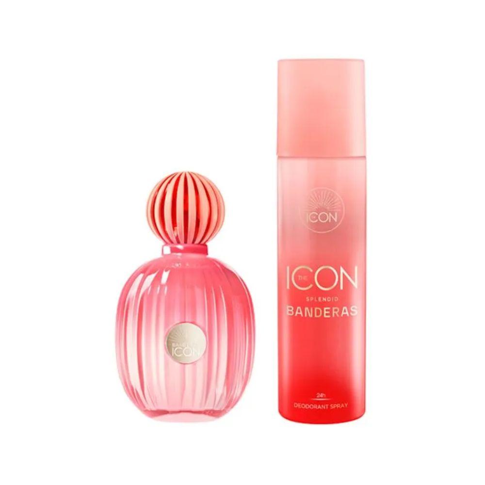 Antonio Banderas Kit The Icon Splendid Eau de Parfum Feminino + Desodorante