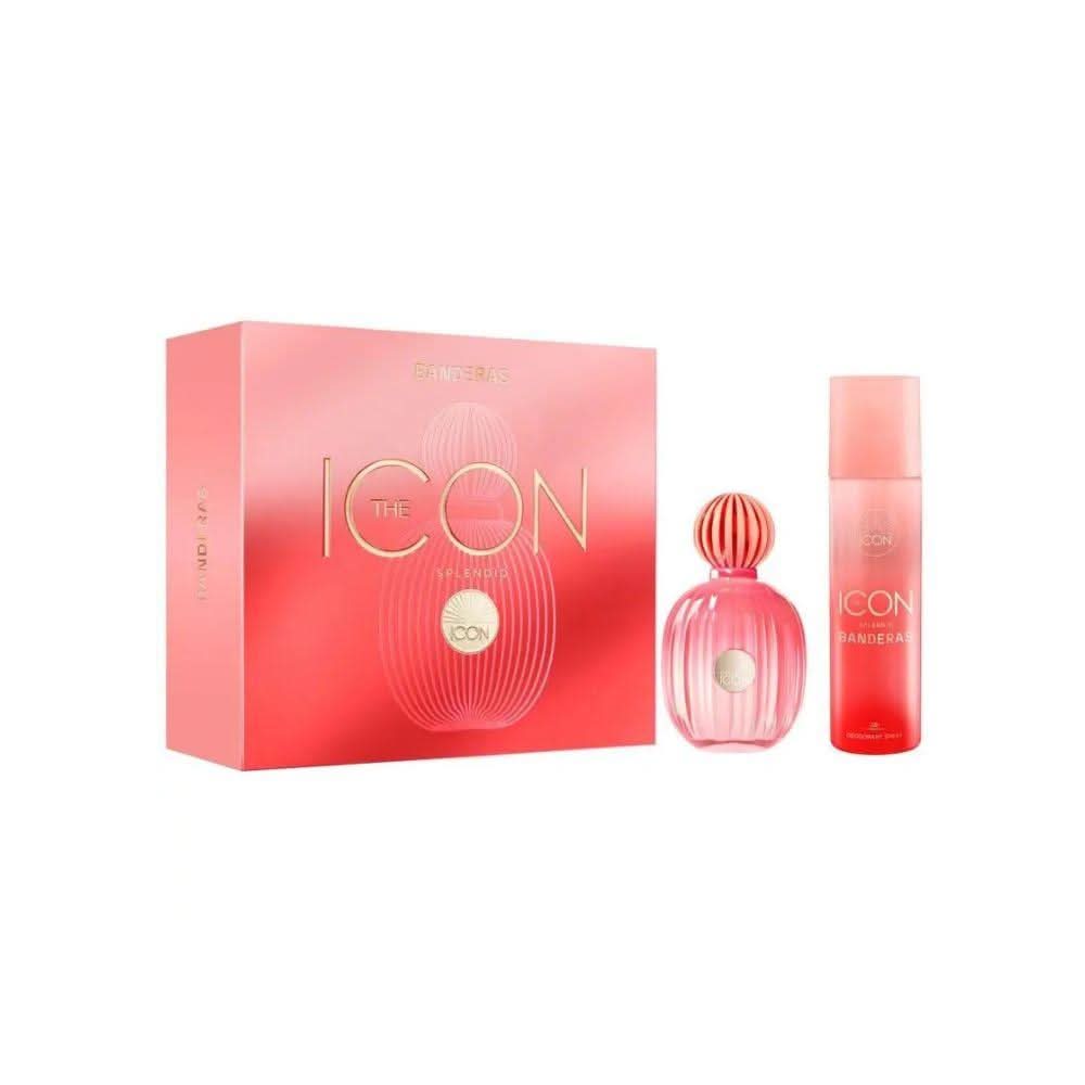 Coffret Antonio Banderas Kit The Icon Splendid Eau de Parfum Feminino + Desodorante