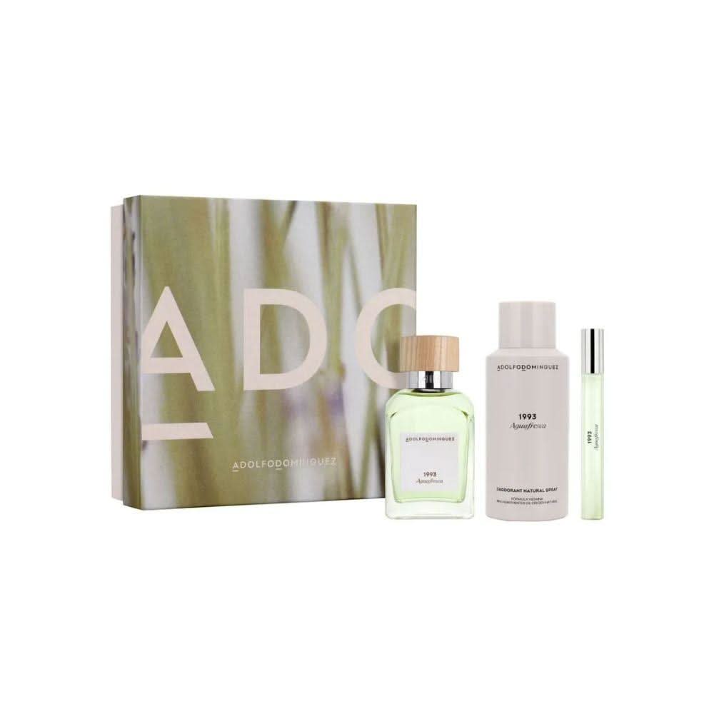Coffret Adolfo Dominguez Kit Agua Fresca Eau de Toilette + Desodorante + Travel Size