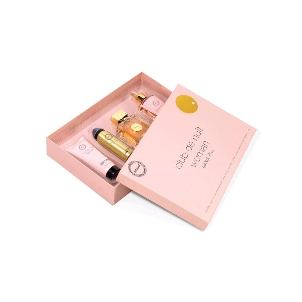 Armaf Kit Club de Nuit Eau de Parfum Feminino + Body Mist + Body Spray + Body Lotion