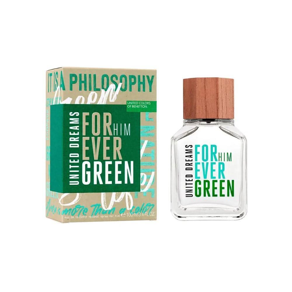 Benetton Forever Green Eau de Toilette Masculino