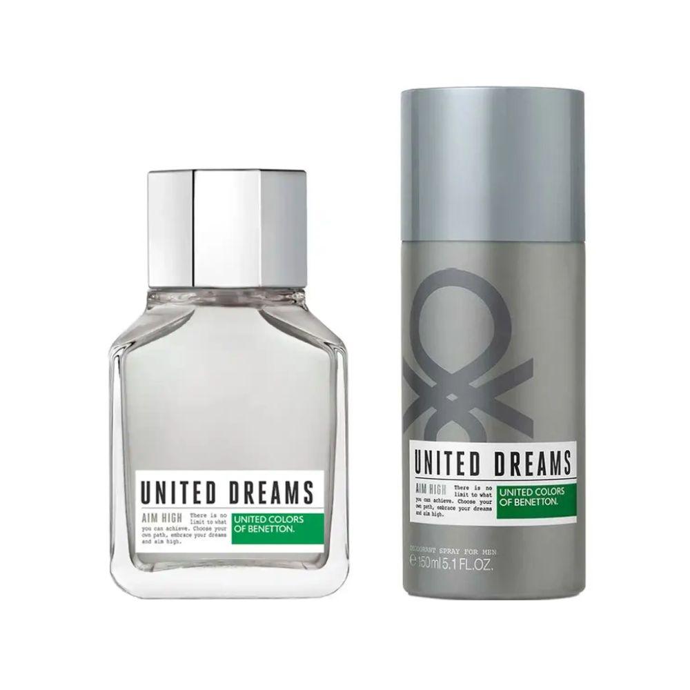 Benetton Kit Aim High Eau de Toilette Masculino + Desodorante