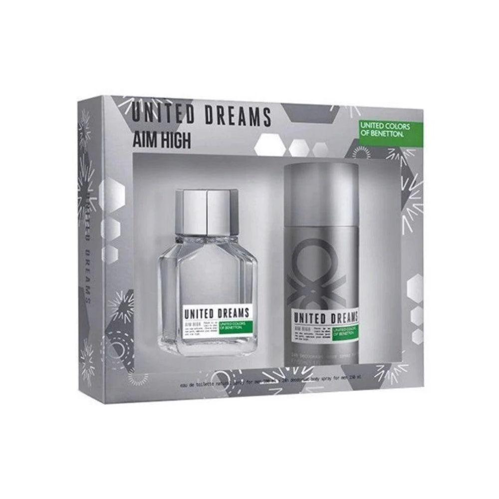 Benetton Kit Aim High Eau de Toilette Masculino + Desodorante