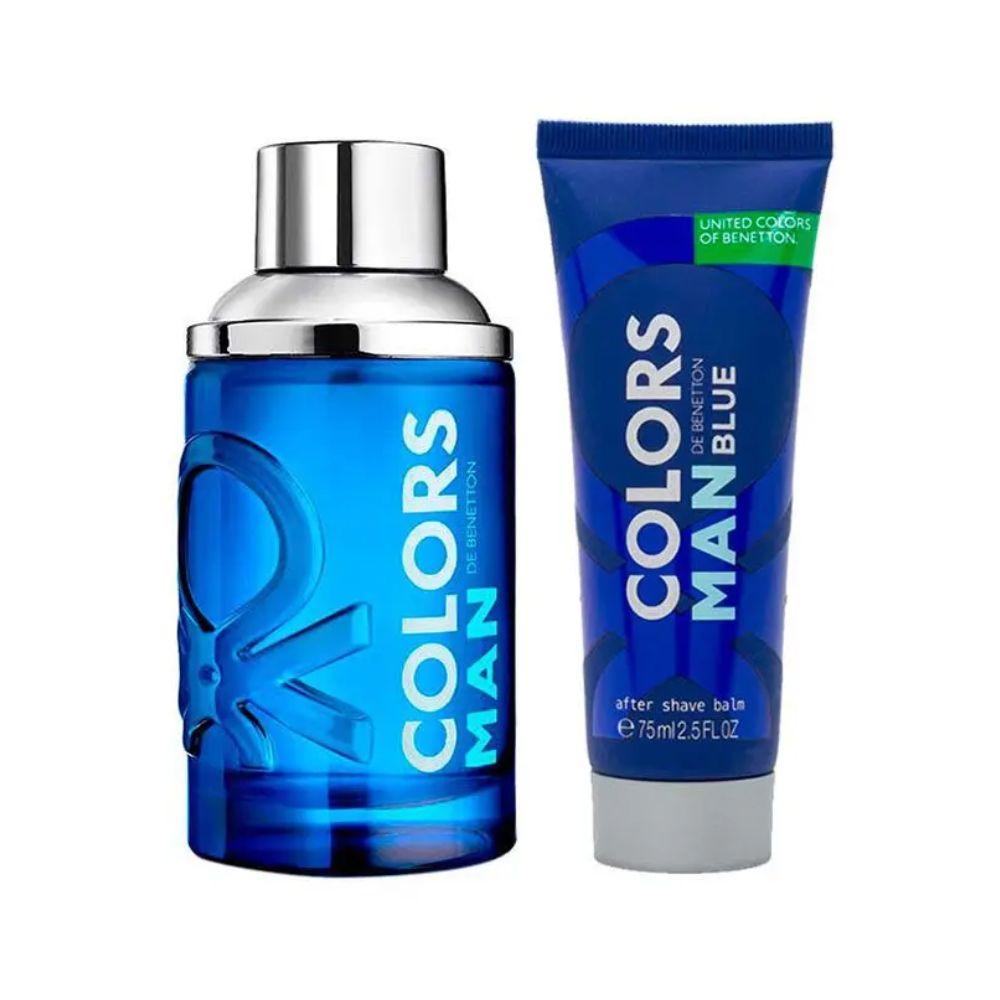 Benetton Kit Colors Blue Eau de Toilette Masculino + After Shave
