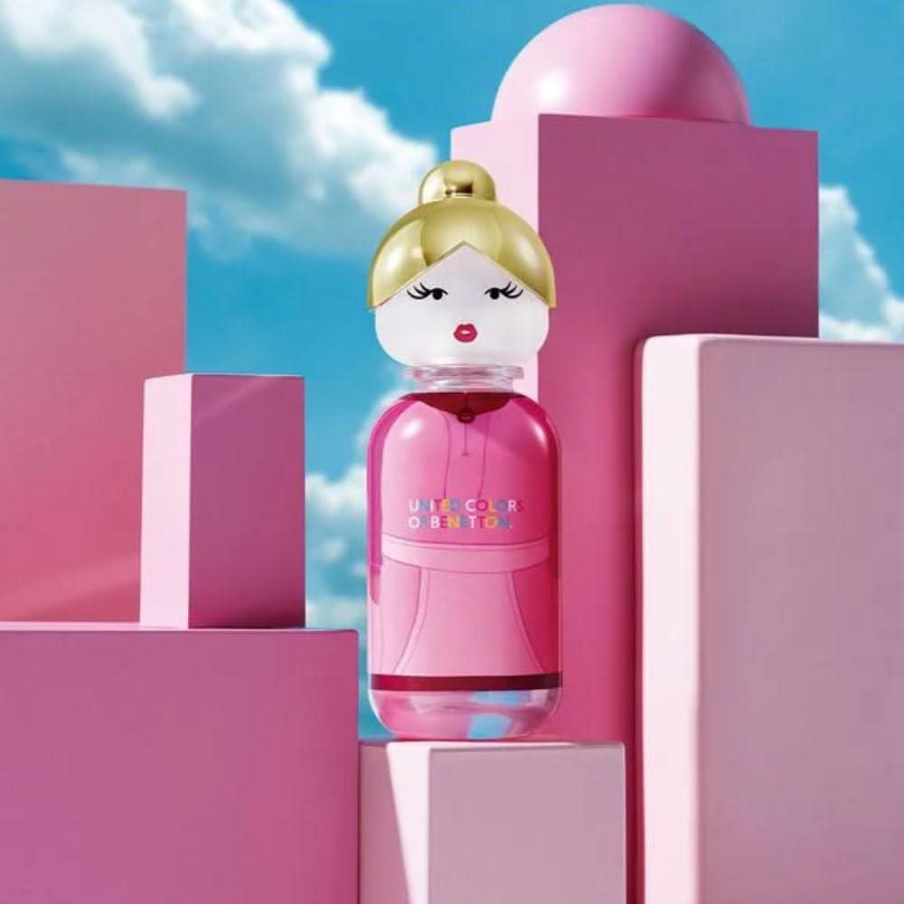 Benetton Kit Sisterland Pink Raspberry Eau de Toilette Feminino + Body Lotion