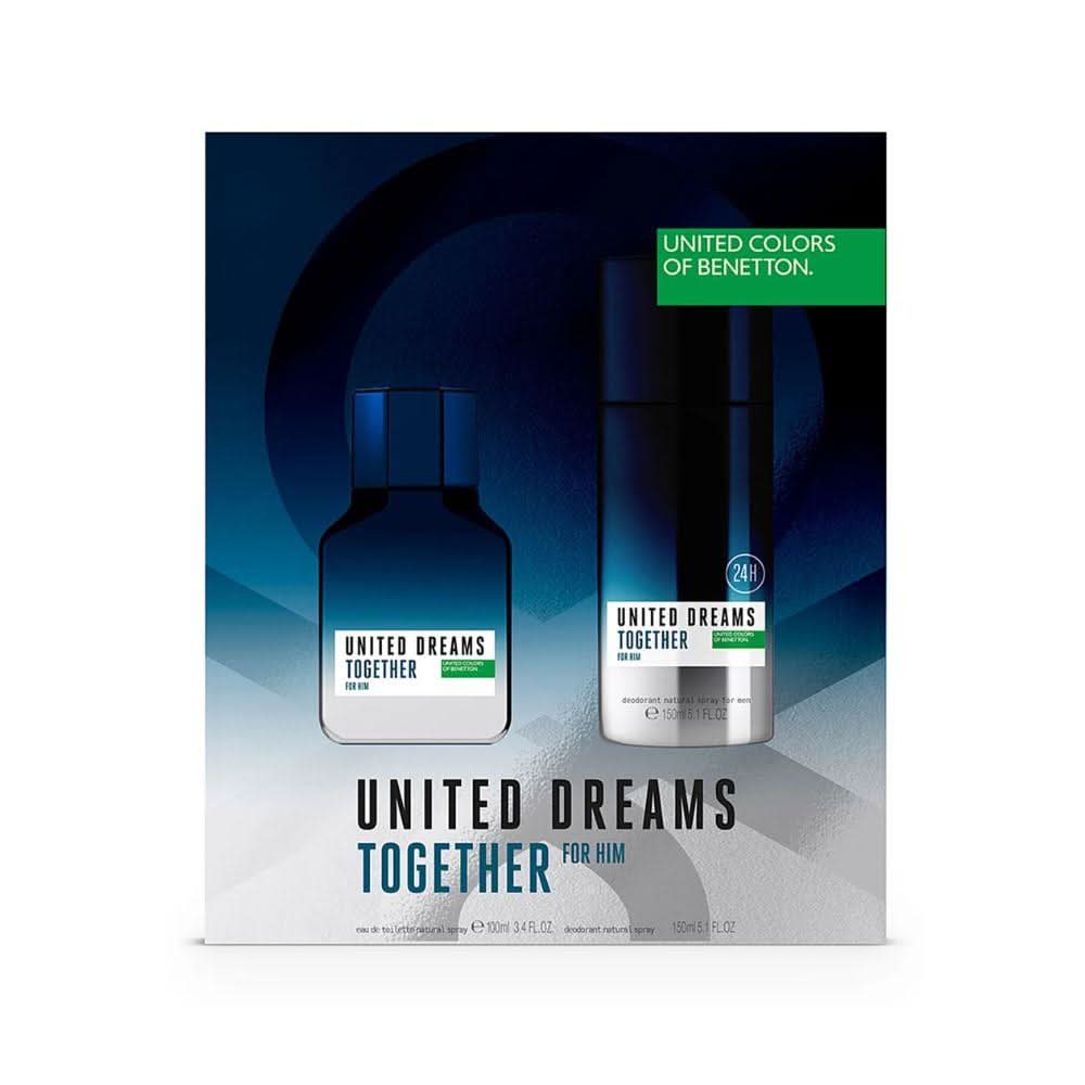 Benetton Kit Together Eau de Toilette Masculino + Desodorante
