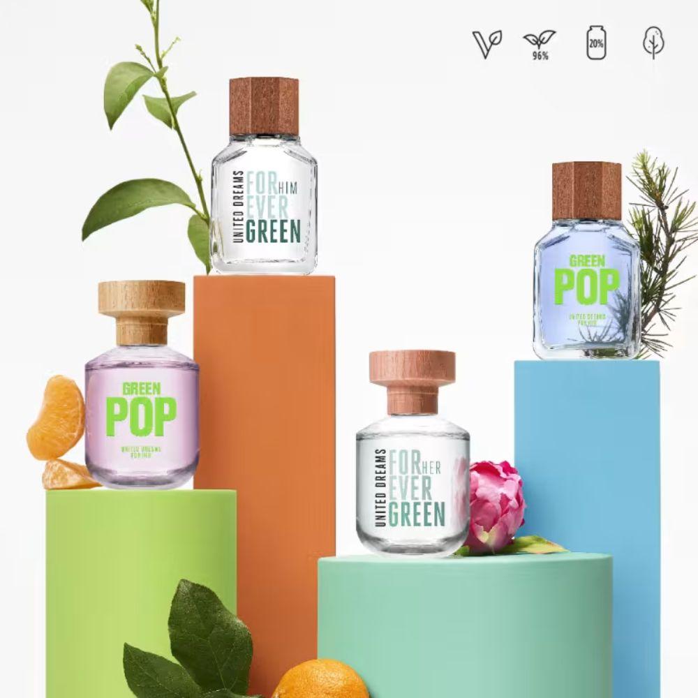 Benetton United Dreams Green Pop Eau de Toilette Feminino