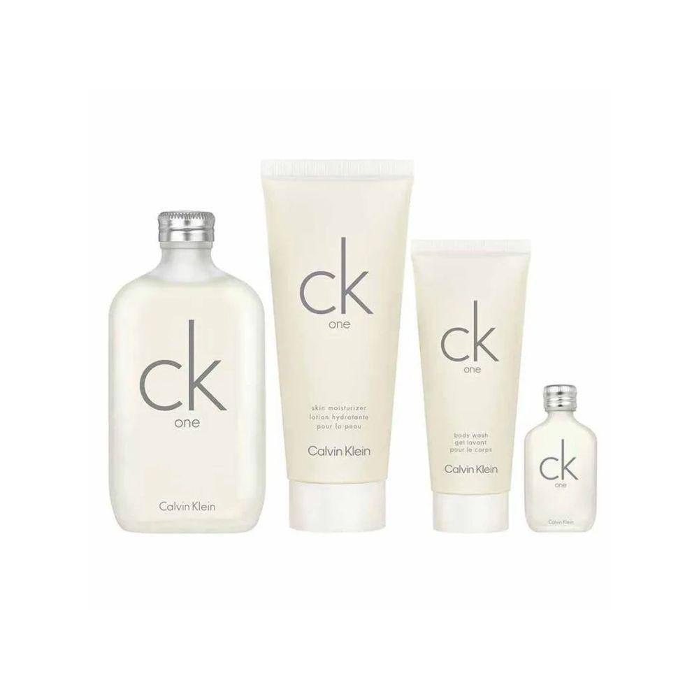 Calvin Klein Kit CK One Eau de Toilette Unissex + Body Lotion + Shower Gel + Miniatura