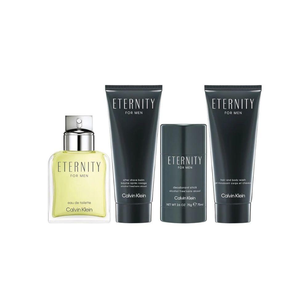 Calvin Klein Kit Eternity Eau de Toilette Masculino + After Shave + Desodorante + Body Wash