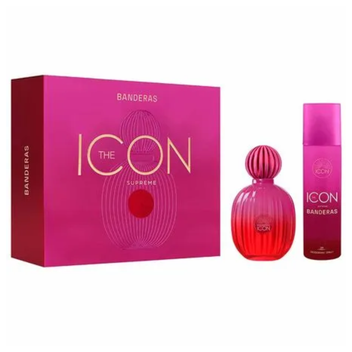 Coffret Antonio Banderas The Icon Supreme – Kit (Eau de Parfum 100 ml + Desodorante) Imagem secundária do produto
